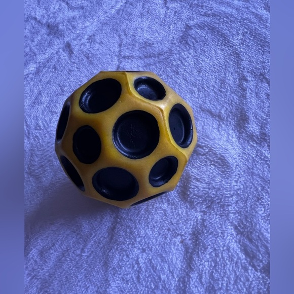 Original MOON BALL WABOBA HYPER BOUNCING BALL TO THE MOON NEON YELLOW  black - Picture 6 of 9